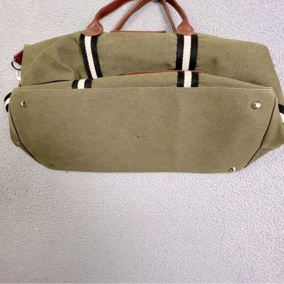 BROUK & CO.  MENS TRAVEL BAG GREEN - Picture 3 of 11